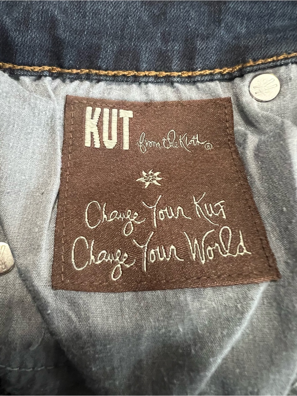 Kut from the Kloth Deep Indigo Straight-Leg Jeans - Picture 15 of 16